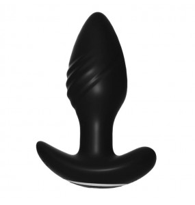 MizzZee - Black Spade Vibrating Anal Plug (Smart APP Model - Chargeable)